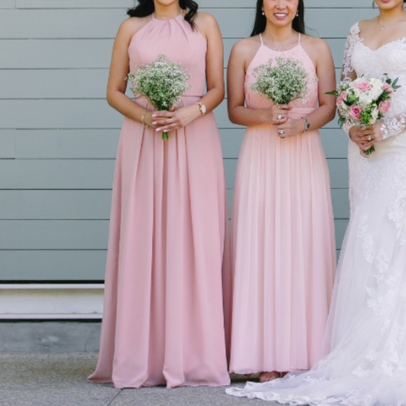 Halter Bridesmaid Dress - Picture 3 of 4